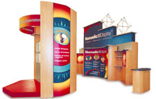exhibition display system by superchrome