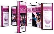 pop up banner stand by superchrome